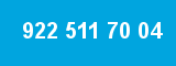 922 511 70 04